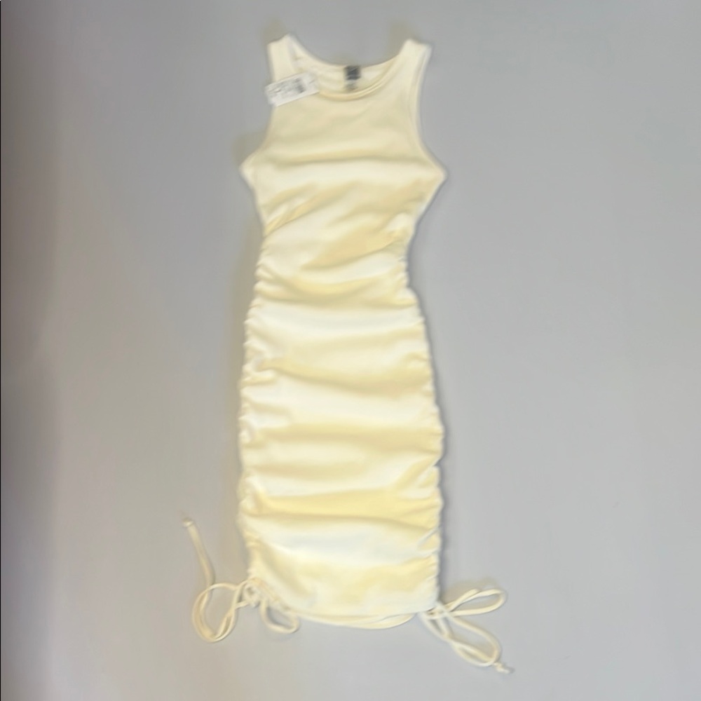 Windsor Cream Midi Dress NWT